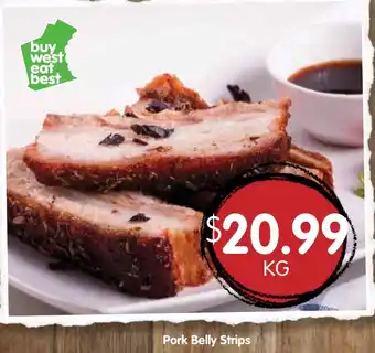 Spudshed Pork Belly Strips offer