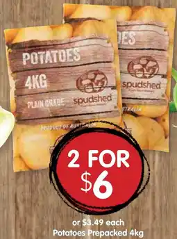 Spudshed Potatoes Prepacked offer