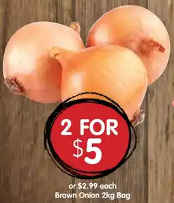 Spudshed Brown Onion Bag offer