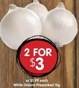 Spudshed White Onions Prepacked offer
