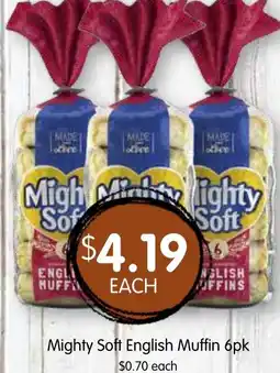 Spudshed Mighty Soft English Muffin offer
