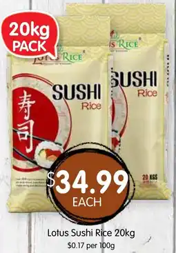 Spudshed Lotus Sushi Rice offer