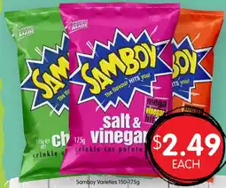Spudshed Samboy Varieties offer