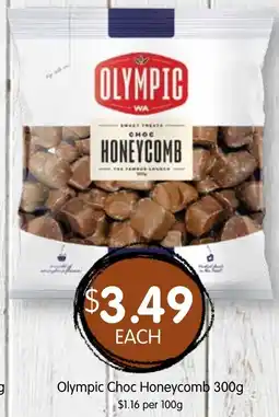 Spudshed Olympic Choc Honeycomb offer
