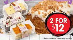 Spudshed Baked Provisions Log Cake Varieties offer