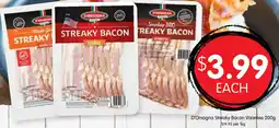 Spudshed D'Orsogna Streaky Bacon Varieties offer