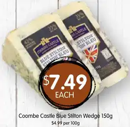 Spudshed Coombe Castle Blue Stilton Wedge offer