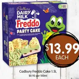 Spudshed Cadbury Freddo Cake offer