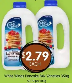 Spudshed White Wings Pancake Mix Varieties offer