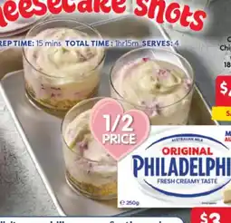 Spar Philadelphia Cream Cheese Block offer