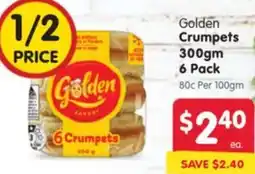 Spar Golden Crumpets offer