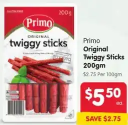 Spar Primo Original Twiggy Sticks offer