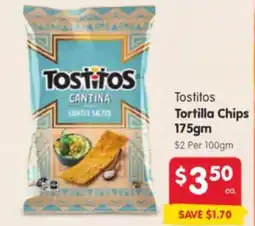 Spar Tostitos Tortilla Chips offer