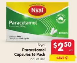 Spar Nyal Paracetamol Capsules offer