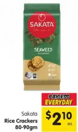 Spar Sakata Rice Crackers offer