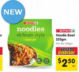 Spar Noodle Bowl offer