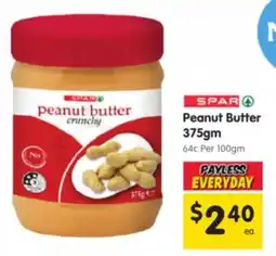 Spar Peanut Butter offer