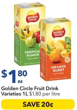 Ritchies Golden Circle Fruit Drink Varieties offer