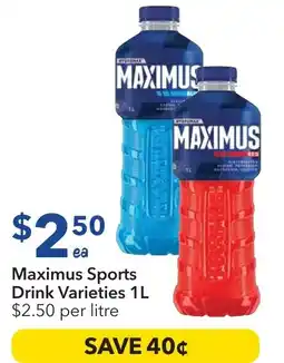 Ritchies Maximus Sports Drink Varieties offer