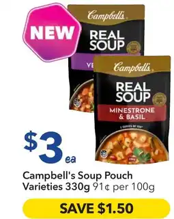 Ritchies Campbell's Soup Pouch Varieties offer