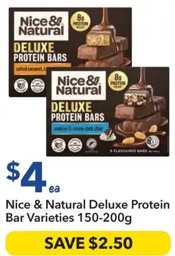 Ritchies Nice & Natural Deluxe Protein Bar Varieties offer