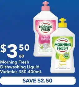 Ritchies Morning Fresh Dishwashing Liquid Varieties offer