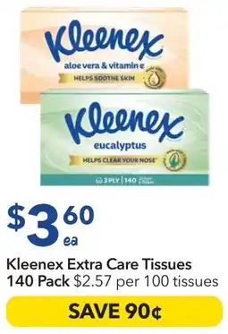 Ritchies Kleenex Extra Care Tissues offer