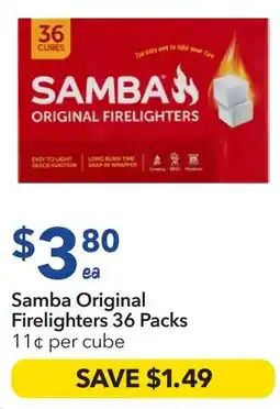 Ritchies Samba Original Firelighters offer