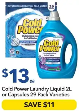 Ritchies Cold Power Laundry Liquid or Capsules offer