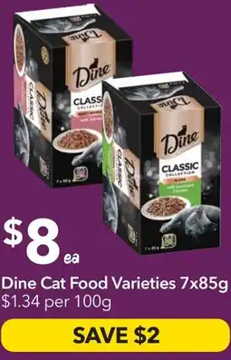 Ritchies Dine Cat Food Varieties offer