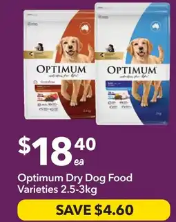 Ritchies Optimum Dry Dog Food Varieties offer