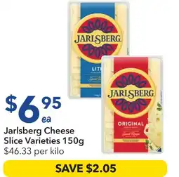 Ritchies Jarlsberg Cheese Slice Varieties offer