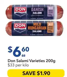 Ritchies Don Salami Varieties offer