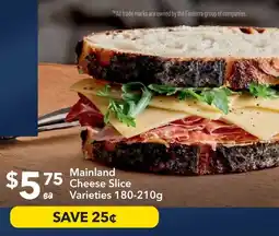 Ritchies Mainland Cheese Slice offer