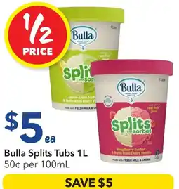 Ritchies Bulla Splits Tubs offer