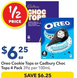 Ritchies Oreo Cookie Tops or Cadbury Choc Tops offer