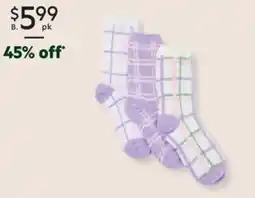 Harris Scarfe SASH & ROSE 3 Pack Fluffy Home Socks offer