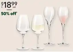 Harris Scarfe KROSNO Duet Range 2 Piece Sets Flute or Wine Glass offer