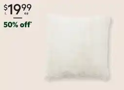 Harris Scarfe ELYSIAN Luxe Faux Fur Range Cushion offer