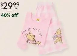 Harris Scarfe DISNEY Winnie the Pooh Long Sleeve Pyjama Top or Pants offer