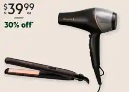 Harris Scarfe REMINGTON Copper Brilliance Hair Dryer or Hair Straightener offer