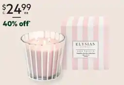 Harris Scarfe ELYSIAN Rose Whisper Candle offer