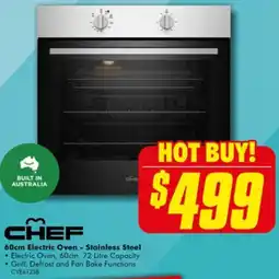 The Good Guys 60cm Electric Oven - Stainless Steel offer