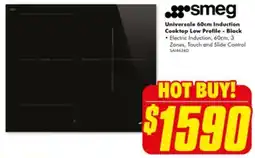 The Good Guys Universale 60cm Induction Cooktop Low Profile - Black offer