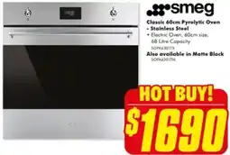 The Good Guys Classic 60cm Pyrolytic Oven - Stainless Steel offer