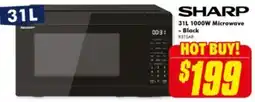 The Good Guys 1000W Microwave - Black offer