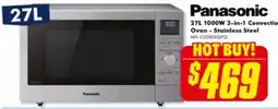 The Good Guys 1000W 3-in-1 Convection Oven - Stainless Steel offer
