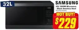 The Good Guys 1000W Microwave - Black Stainless Steel offer