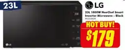 The Good Guys 1000W NeoChef Smart Inverter Microwave - Black MS2336D8 offer
