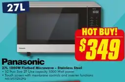 The Good Guys 1000W Flatbed Microwave - Stainless Steel offer
